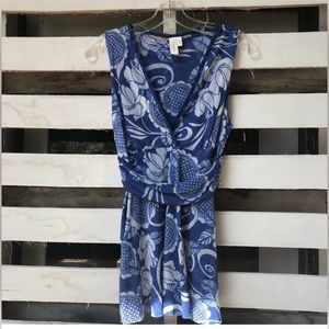 Mesh lightweight sleeveless blouse